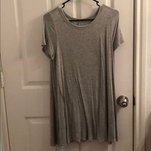 Grey T-shirt dress